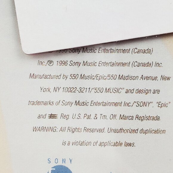 Celine Dion Falling Into You CD 1996 Pop Soft Rock Easy Listening Sealed - Picture 5 of 10